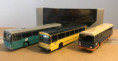 2025050 ÖAF Gräf&Stift GSÜH 240 M12 im Set mit allen drei Varianten (ÖBB und Post). 1:87